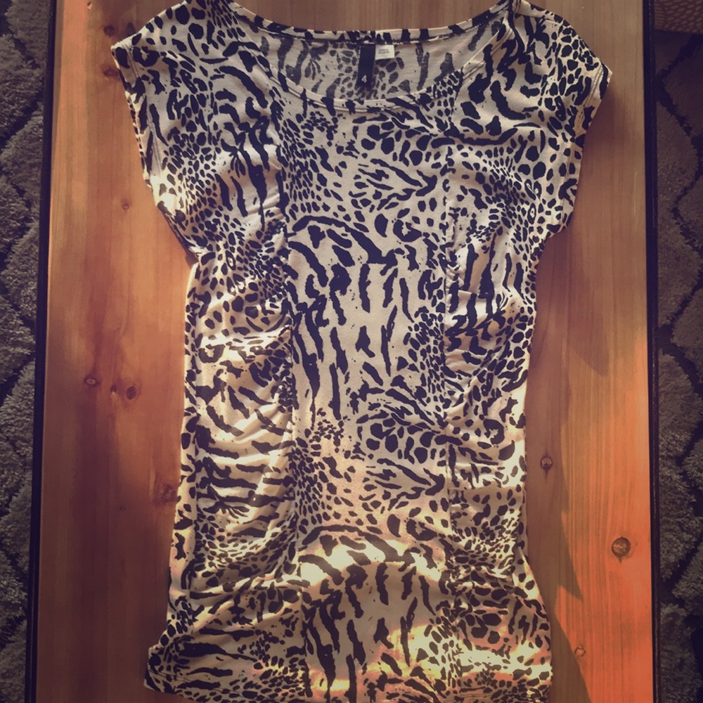 H&M animal print shirt